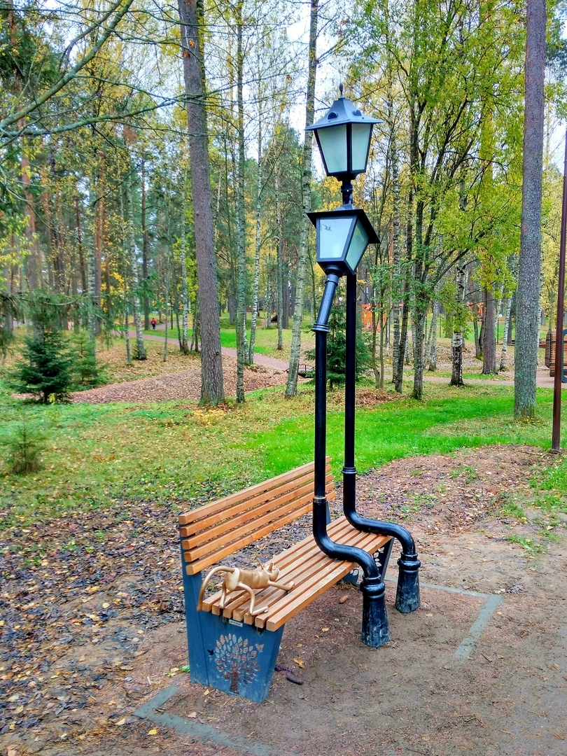 Парк «Заречный», город Луга, Ленинградская область (2020 год)