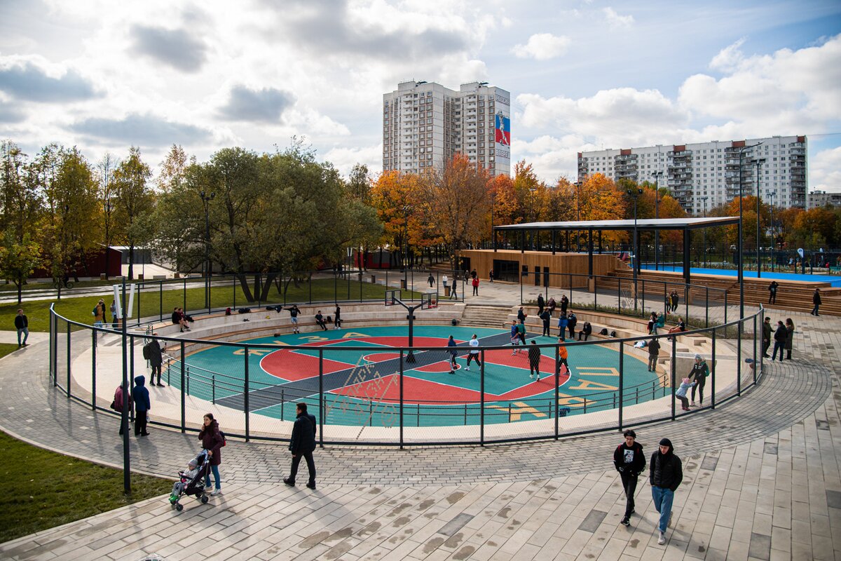 Парк Яуза, Москва, Россия (2021 год)
