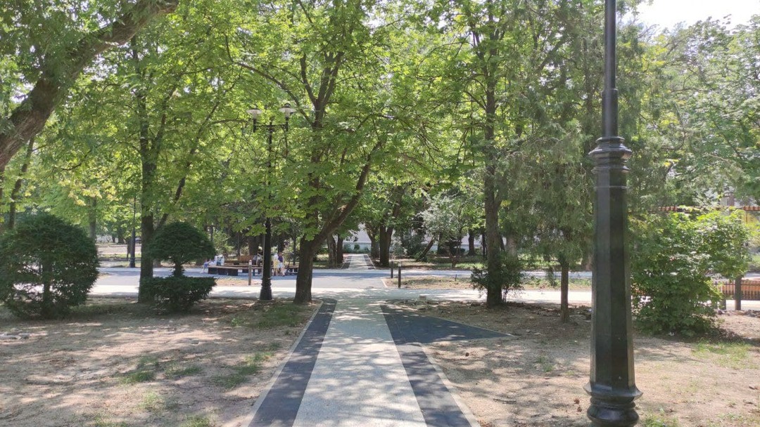 Сквер «Городской сад» в Феодосии (2021 год)