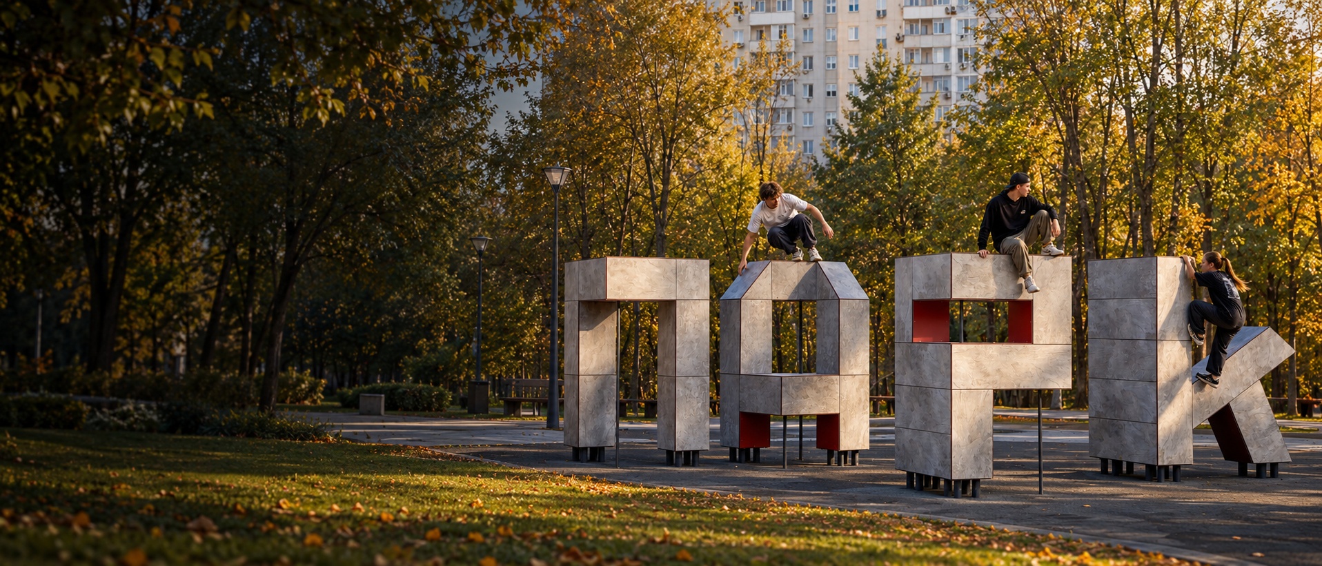 Площадка для паркура