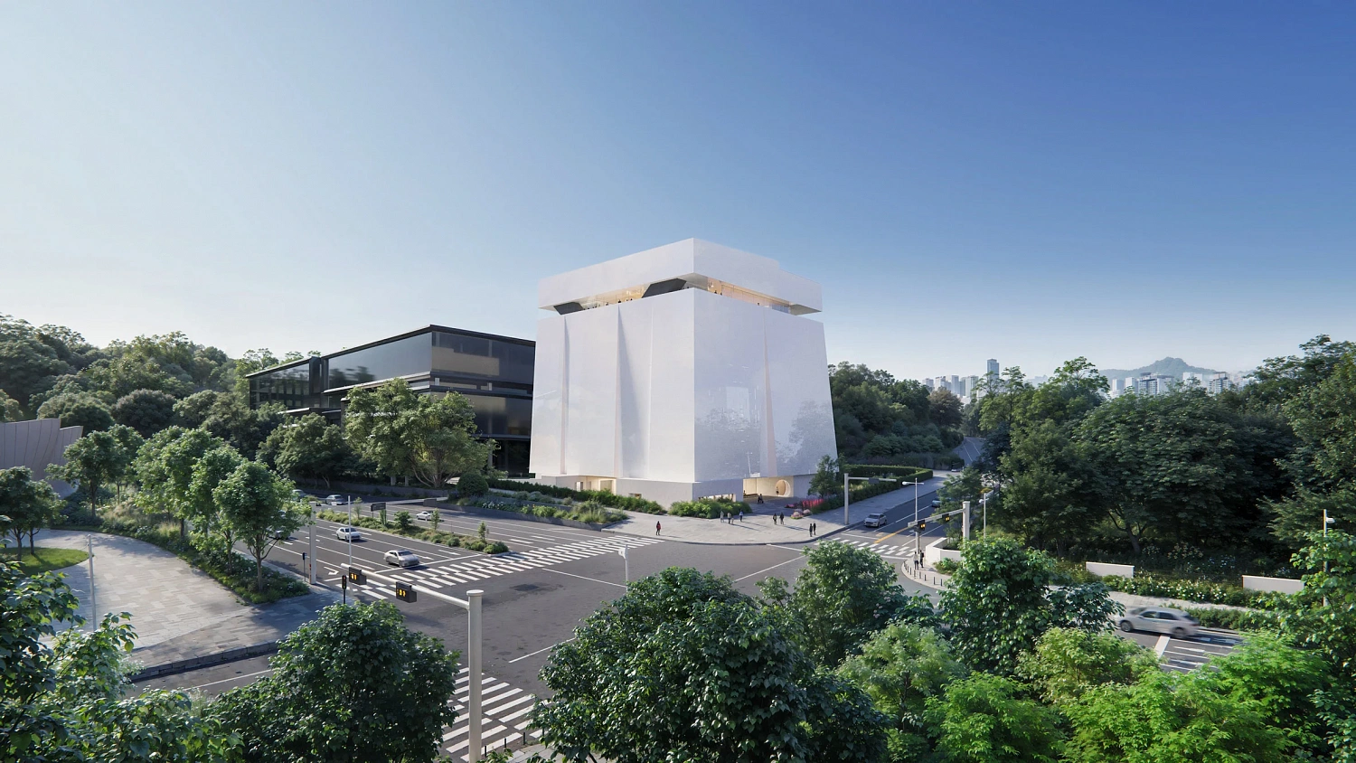 Гигантский куб Herzog&deMeuron: каким будет открытое художественное хранилище музея в Сеуле