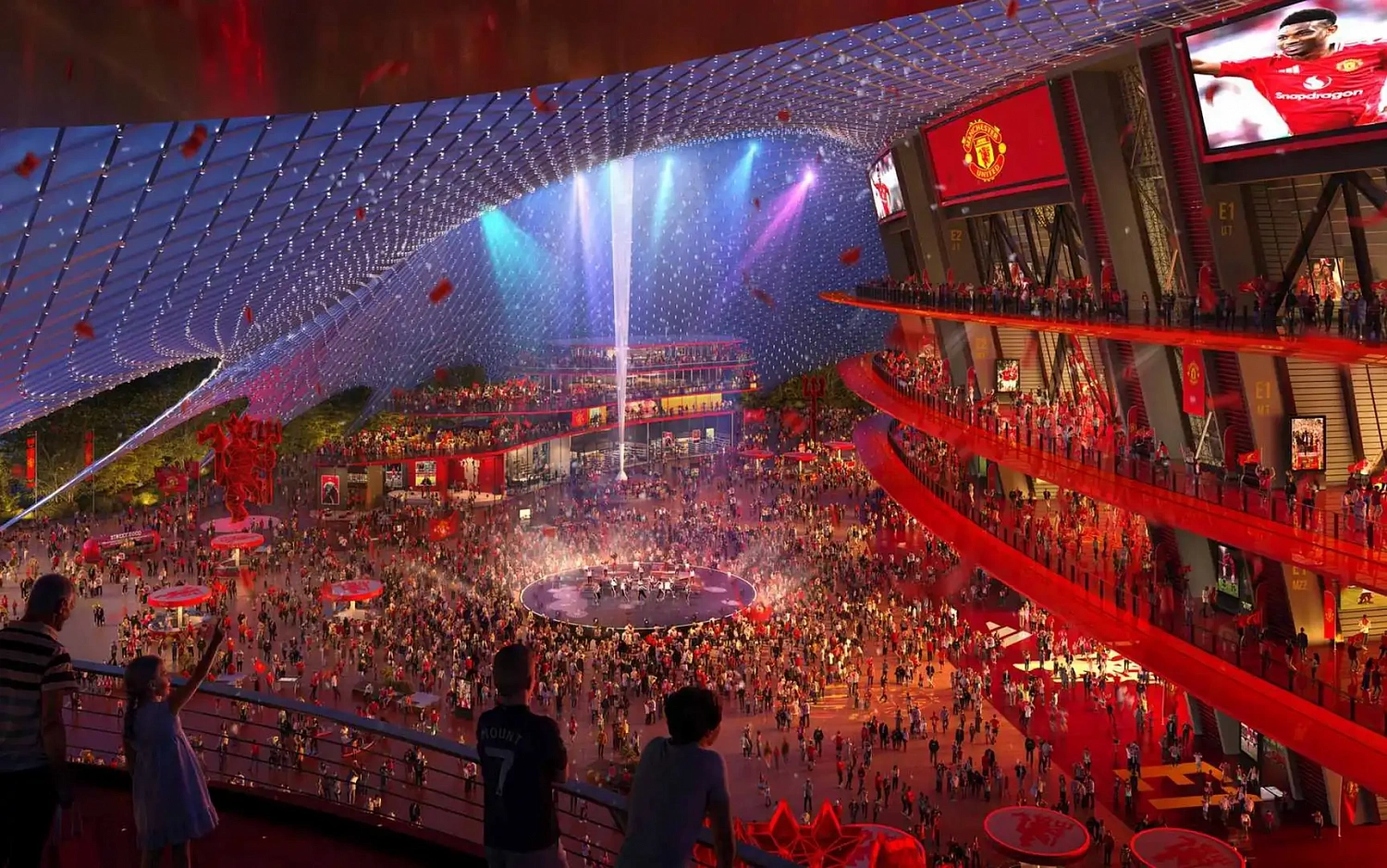 Foster + Partners представляет стадион на 100 000 мест для Manchester United