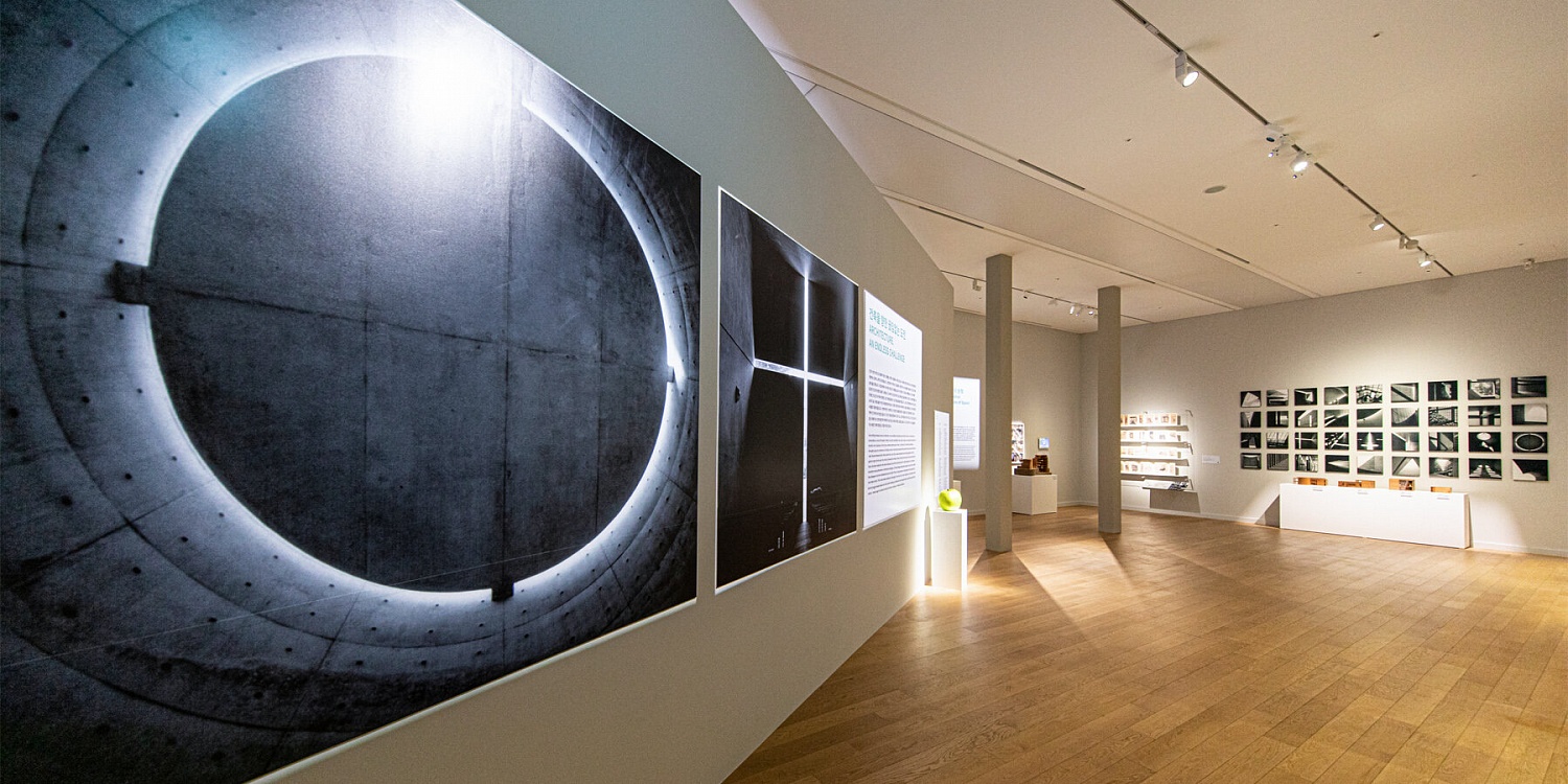 В музее SAN в Южной Корее проходит крупная выставка известного японского архитектора Тадао Андо