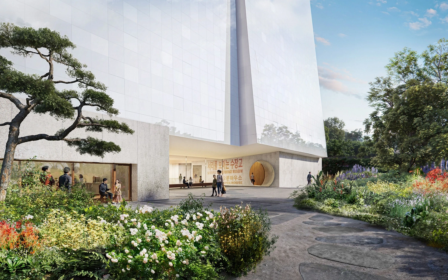 Гигантский куб Herzog&deMeuron: каким будет открытое художественное хранилище музея в Сеуле