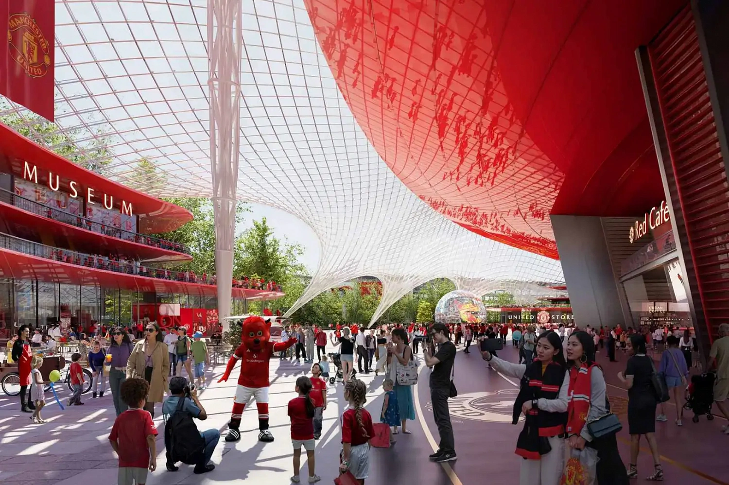Foster + Partners представляет стадион на 100 000 мест для Manchester United